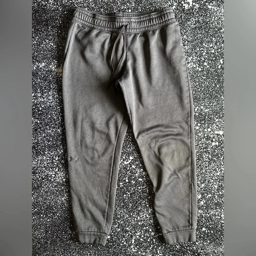 Dark Gray Under Armour Storm1 Joggers Youth Lg